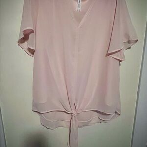 Elegant Pink Women's Top